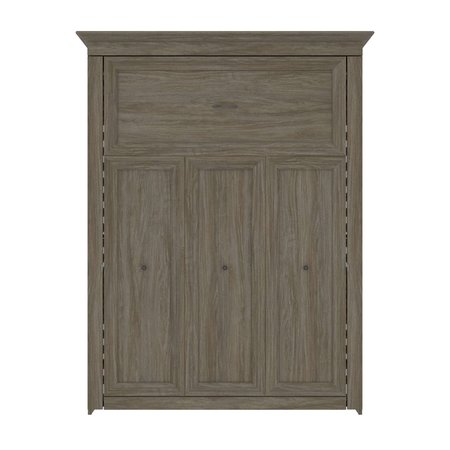 Bestar Versatile 70W Queen Murphy Bed, Walnut Grey 42184-000035